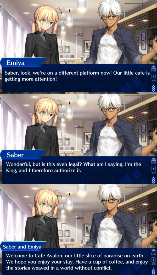 Fate/Cafe Avalon (Sprite Comic Series)