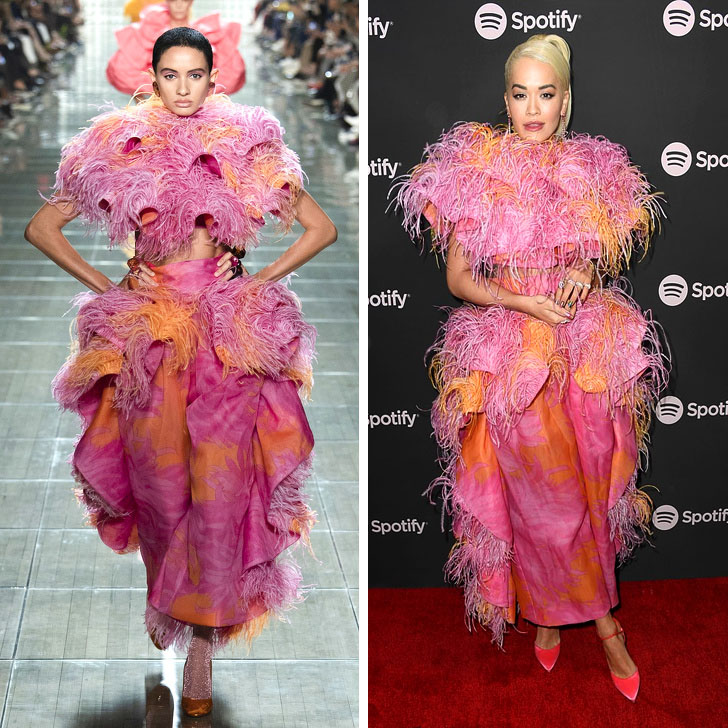 Rita Ora – Marc Jacobs | Who Wore It Best: 12 Dresses Celebs Took Right Off The Catwalk | Her Beauty