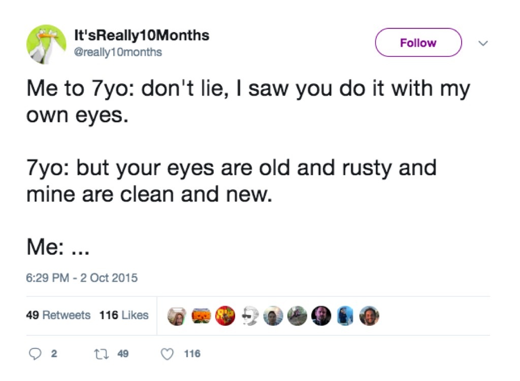 Lying funny mom tweets