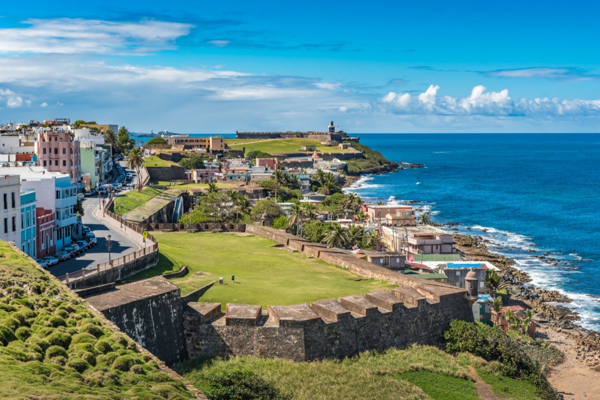 side view of san juan puerto rico