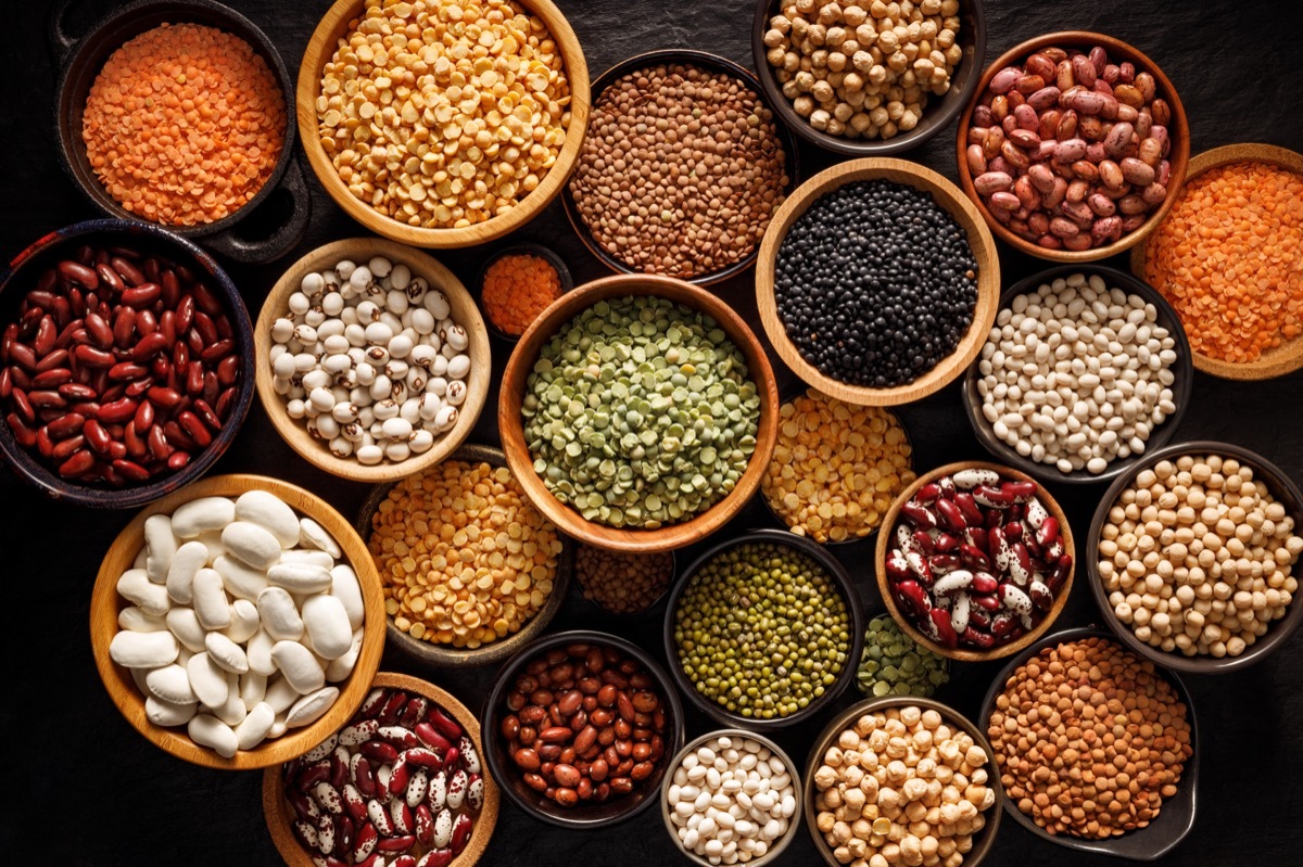 Various Bowls of Legumes