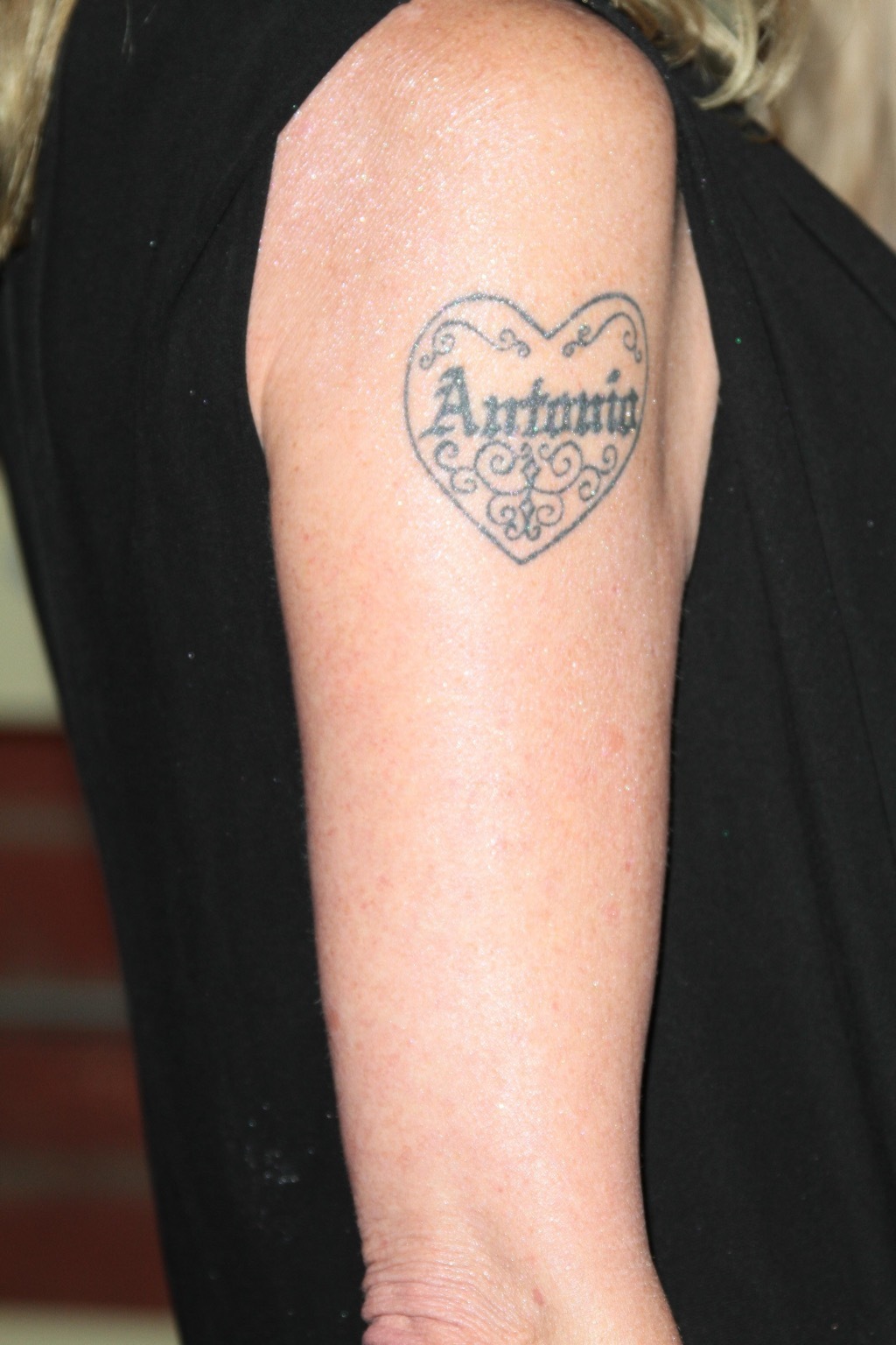 Melanie Griffith Antonio tattoo