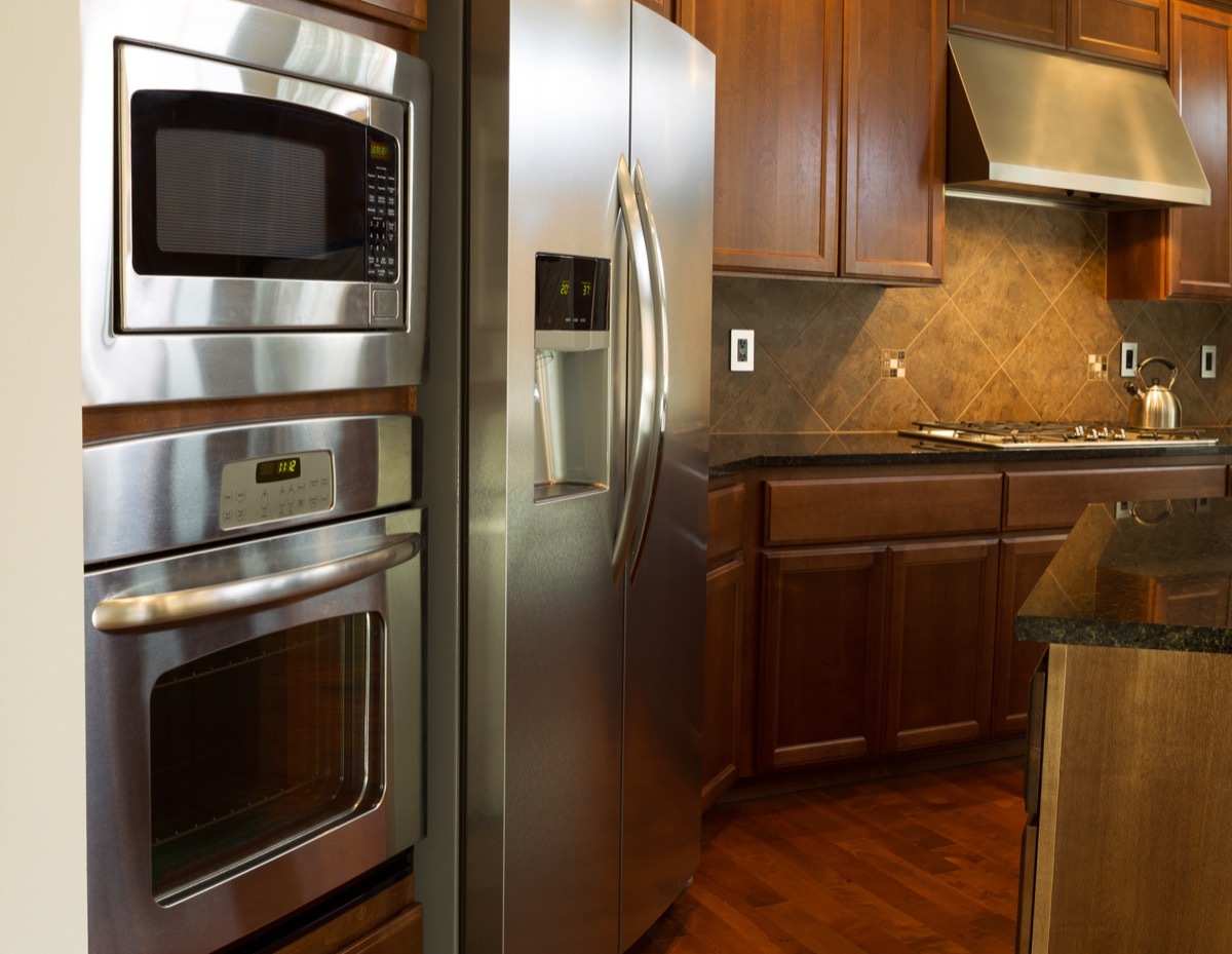 Stainless steel appliances