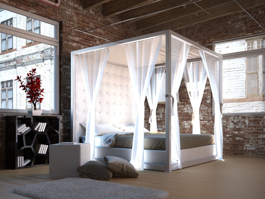 canopy bed