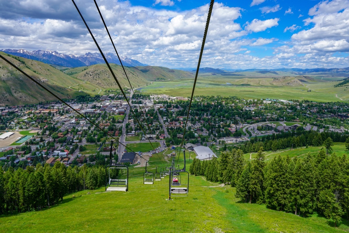 Jackson Hole, Wyoming in the summer