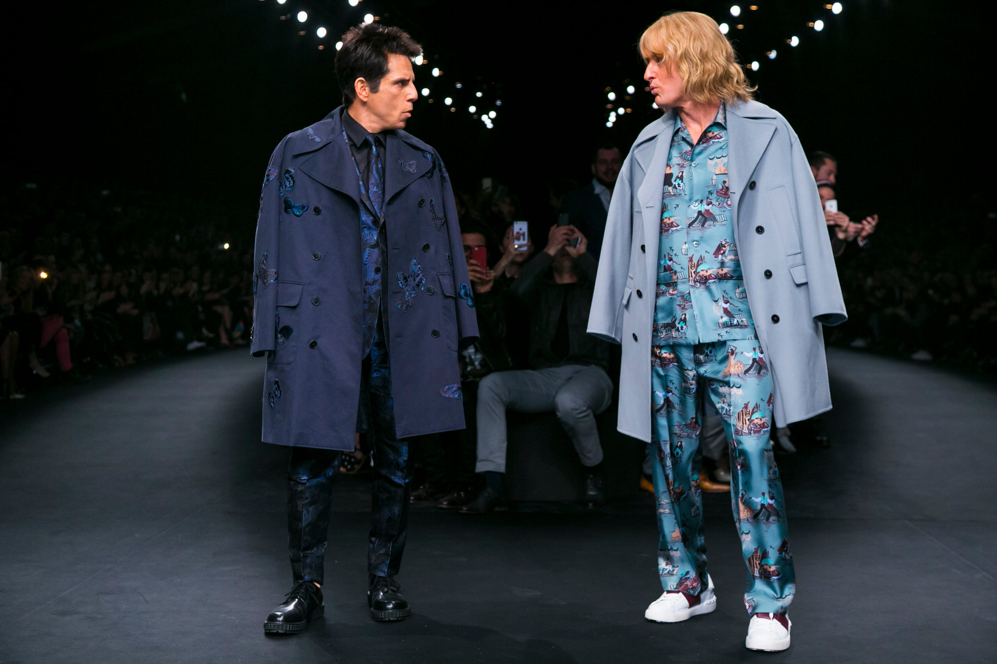 Ben Stiller and Owen Wilson Steal The Spotlight On Valentino's Fashion Show