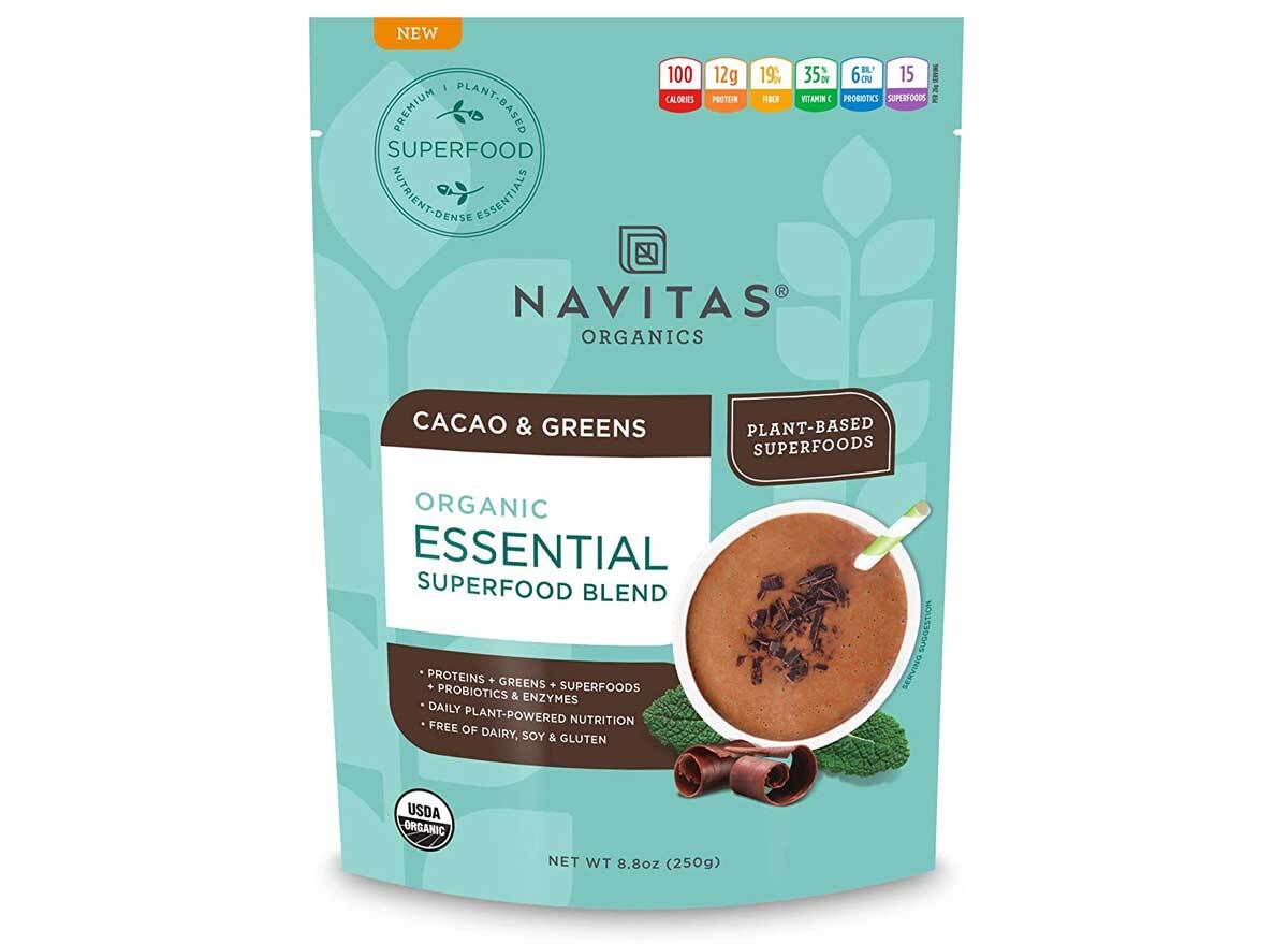 Navitas Organics Cacao and Greens Superfoods Protein Powder