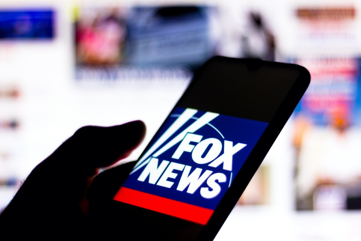  Fox News Channel logo seen displayed on a smartphone.