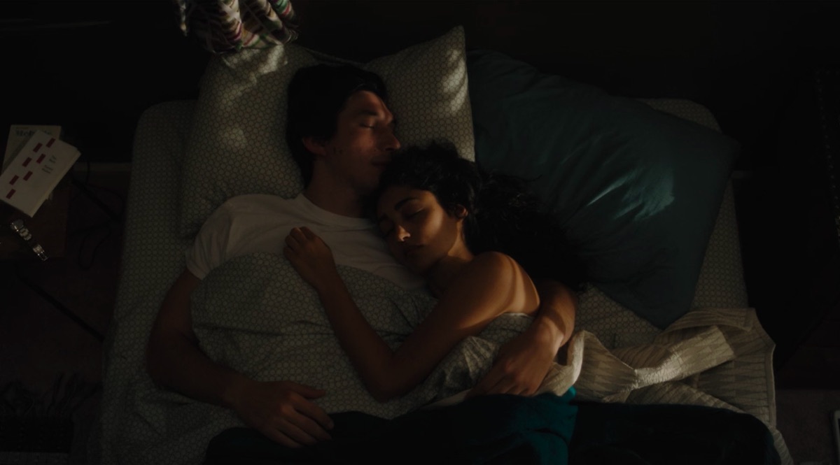 Adam Driver and Golshifteh Farahani in Paterson