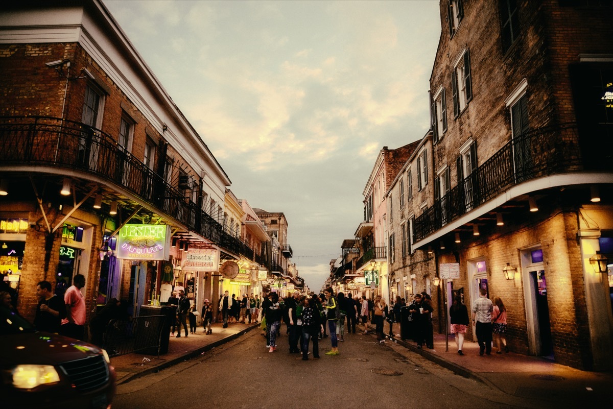 bourbon street in new orleans