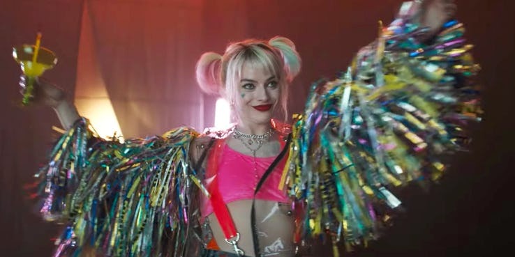 margot robbie as harley quinn in birds of prey