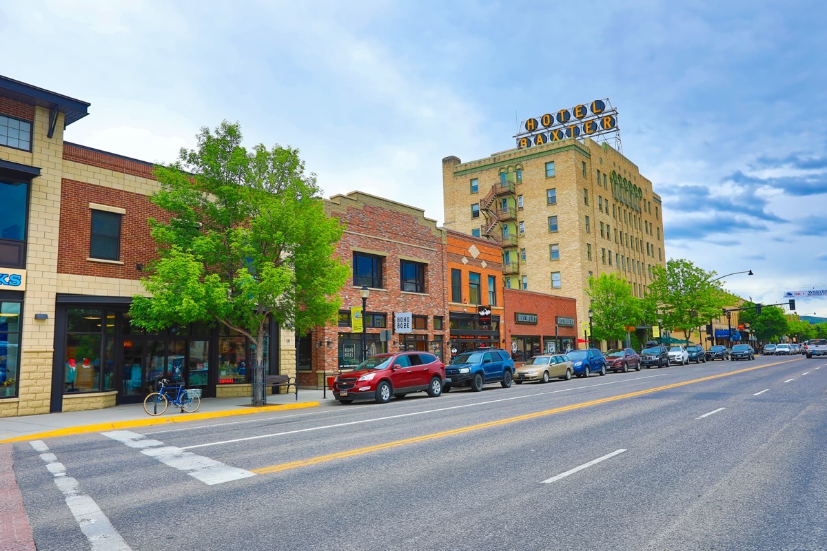 a street in bozeman, montana, most common street names