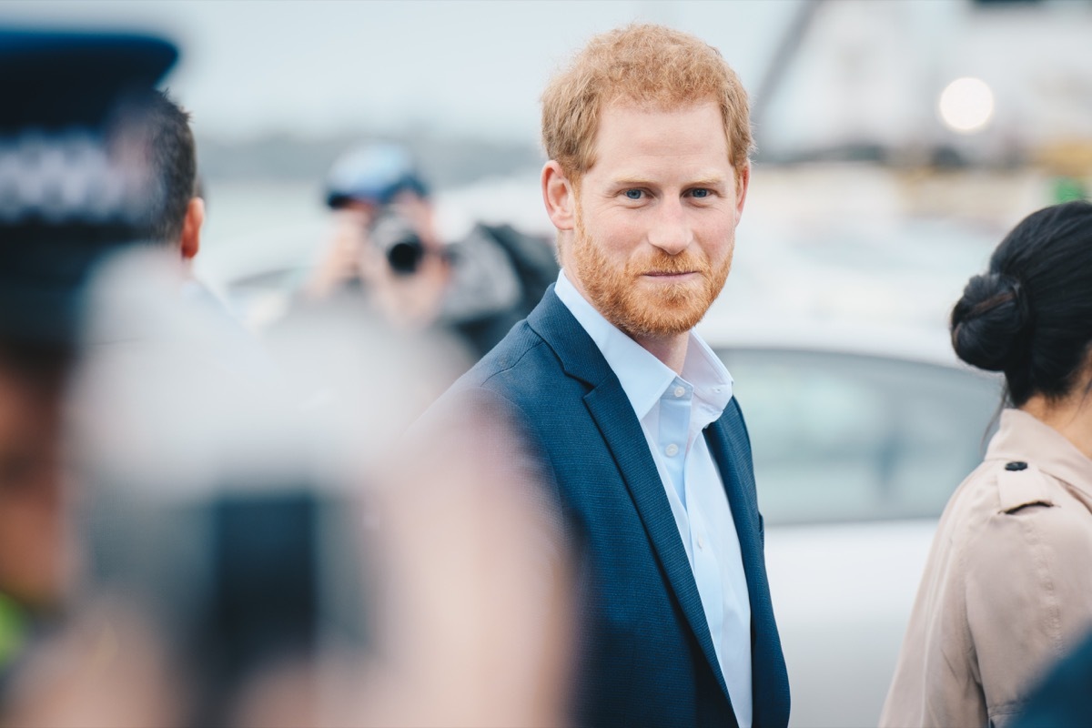 prince harry smiling and laughing, prince harry father