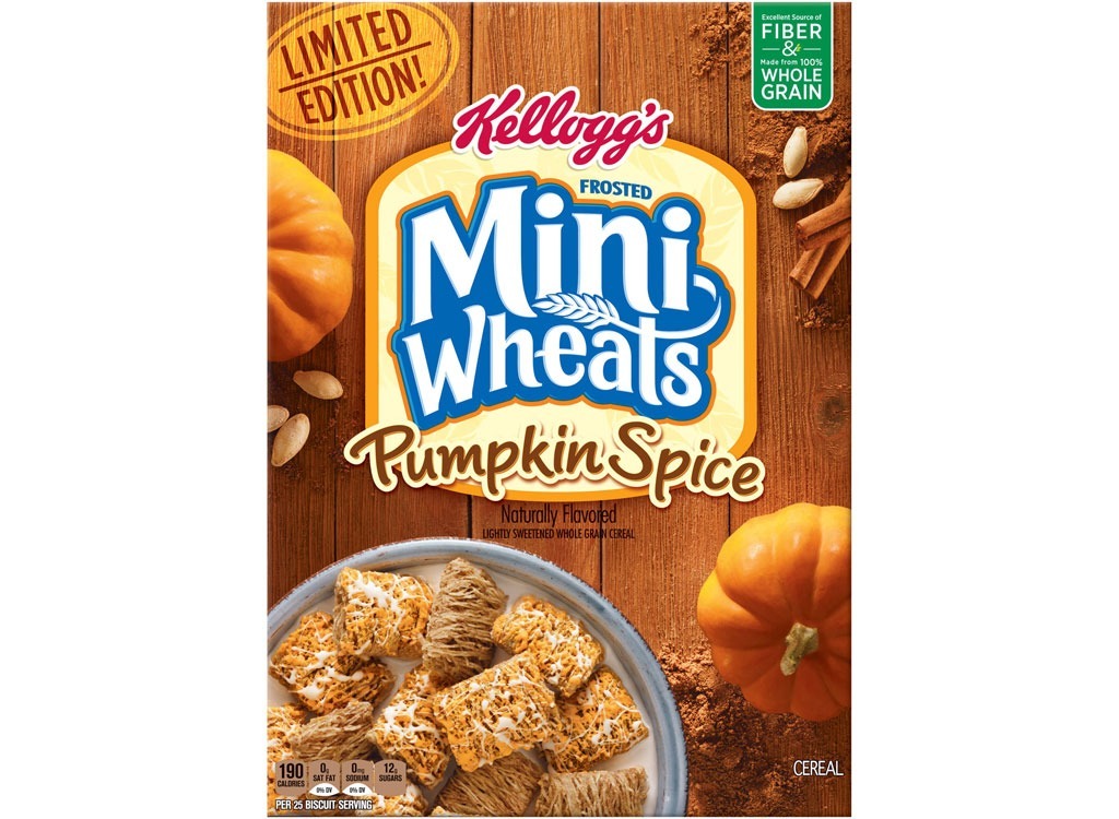 pumpkin spice mini wheats cereal