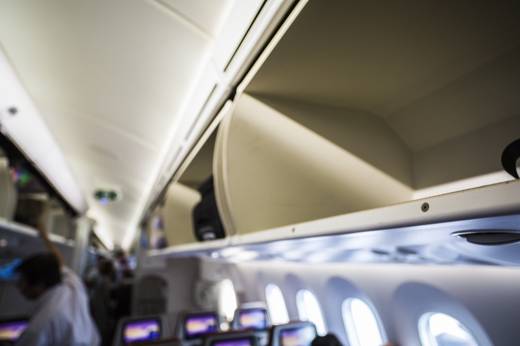 overhead bins business travel