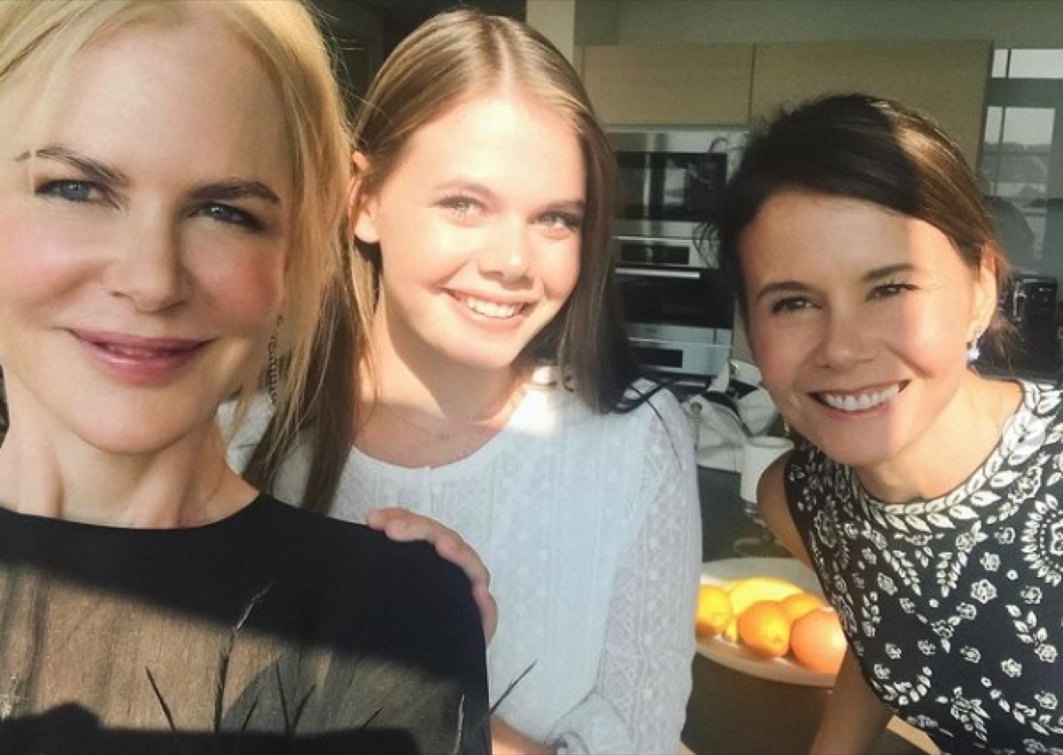 Nicole Kidman, Lucia Hawley, and Antonia Kidman