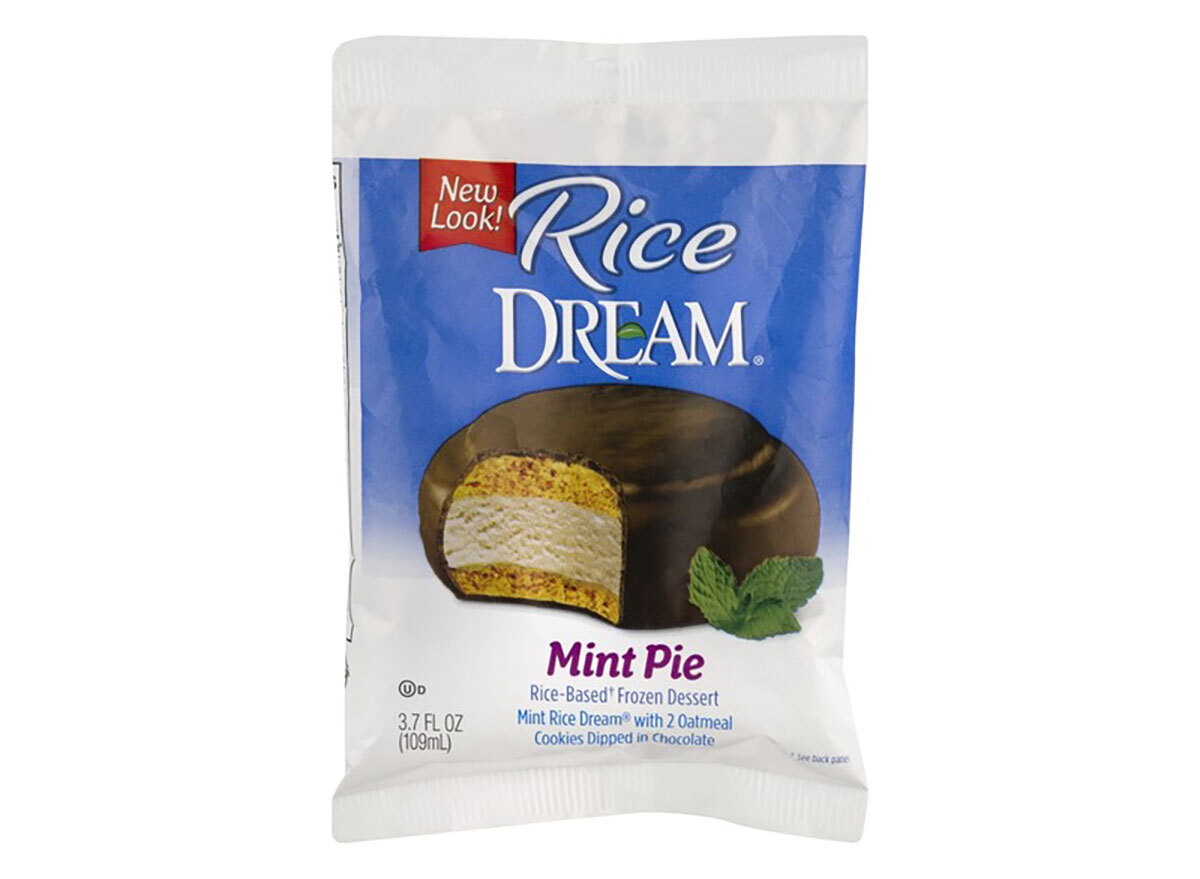 rice cream mint pie frozen dessert package