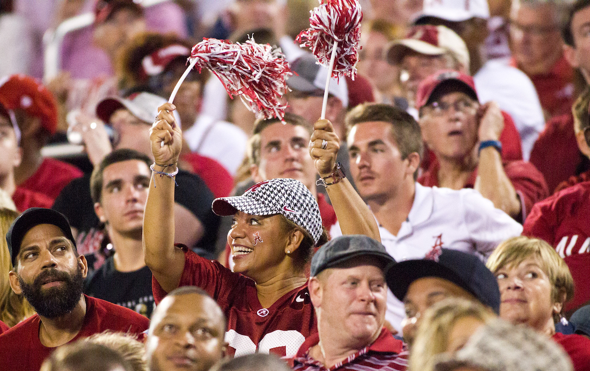 University of Alabama football fans