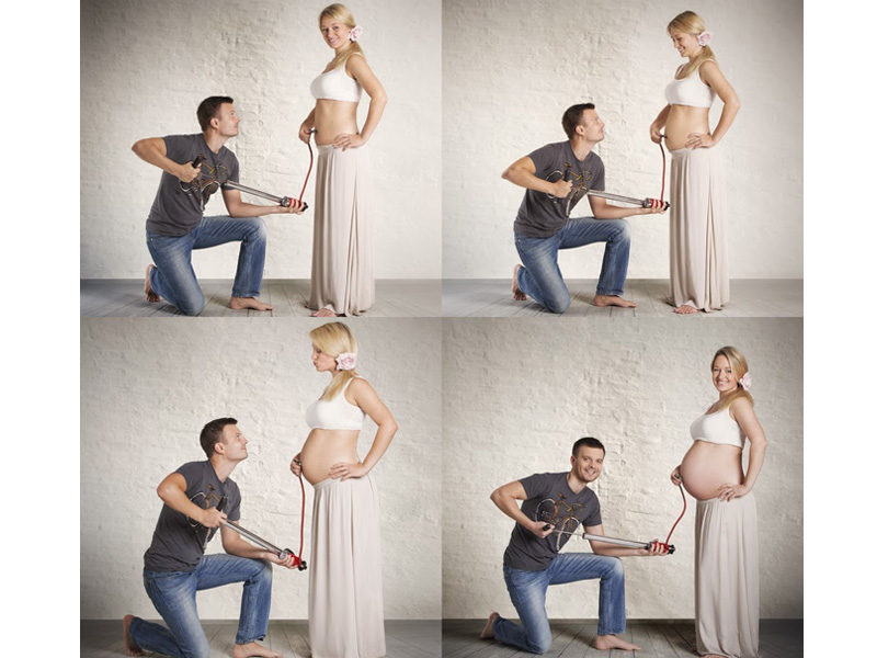 Fun And Creative Pregnancy Photo Ideas 10