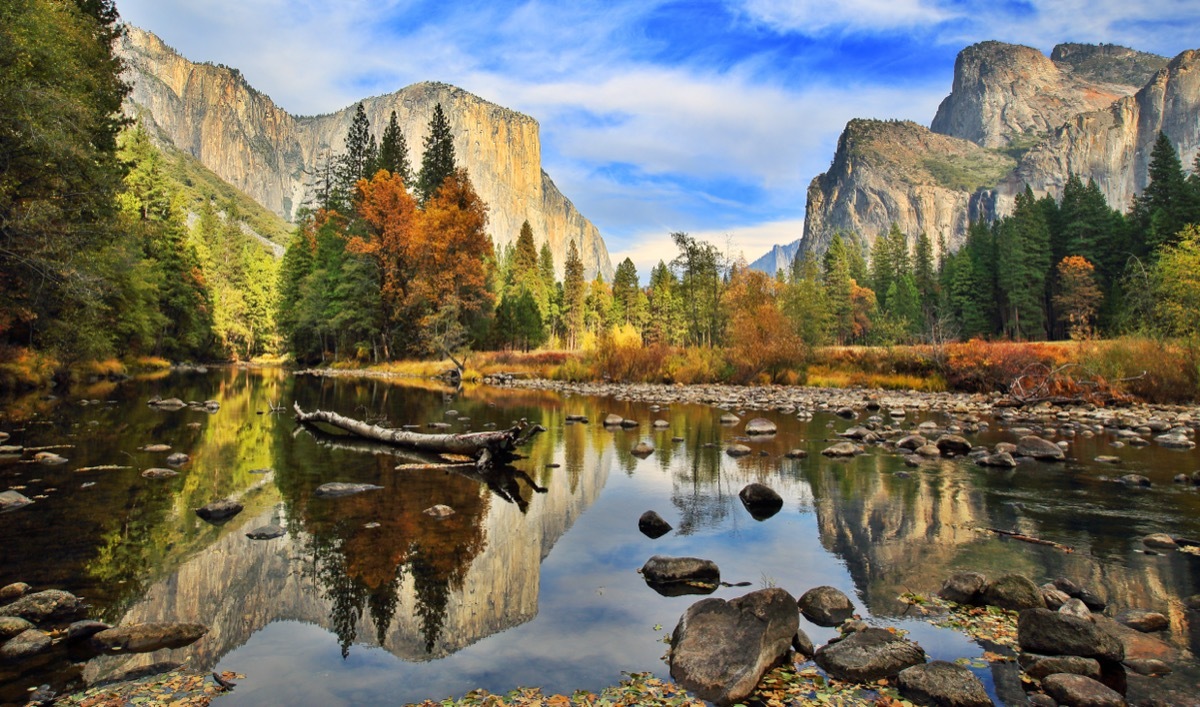 el capitan and merced river at yosemite