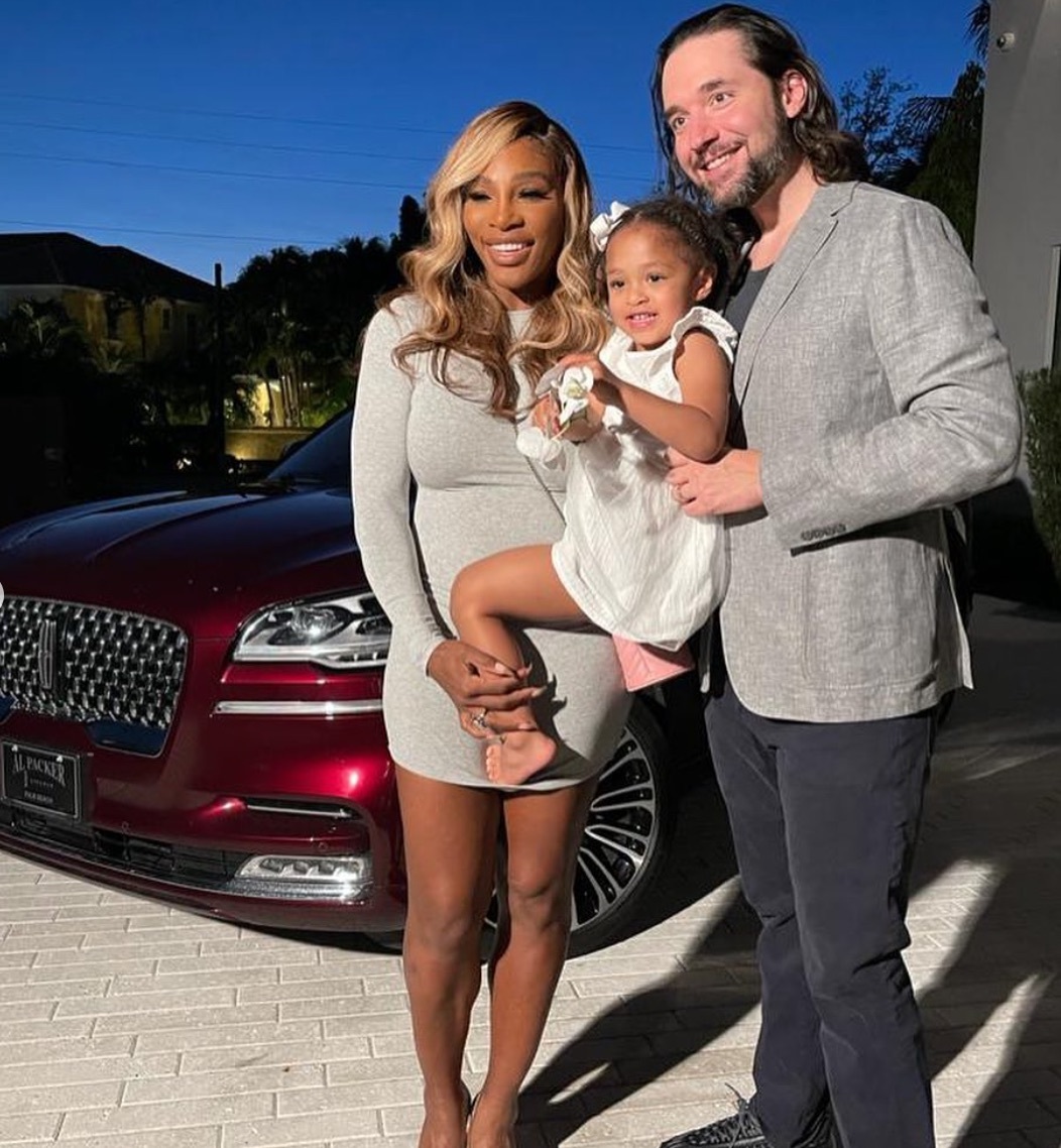 Serena Williams, Alexis Ohanian family pic