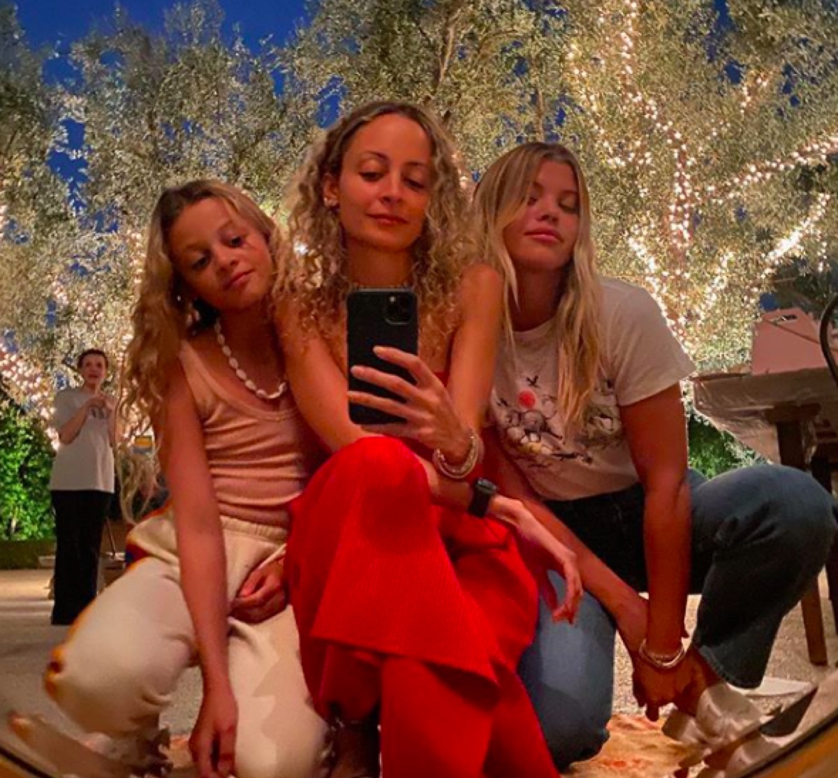 Harlow Madden, Nicole Richie, and Sofia Richie