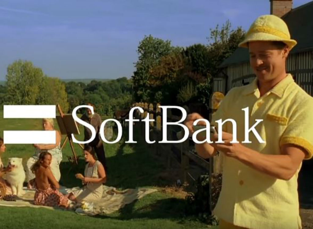 Brad Pitt SoftBank celebrity endorsements