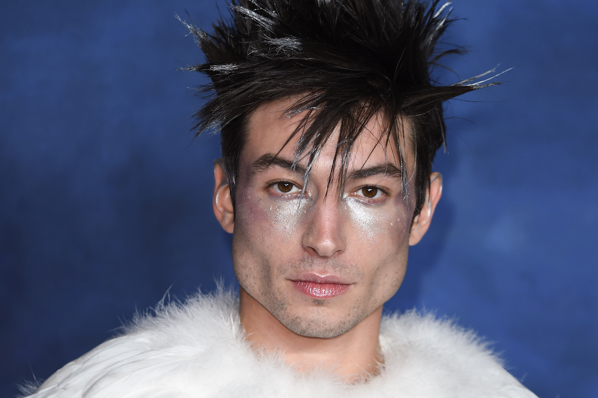 Ezra Miller at the premiere of 