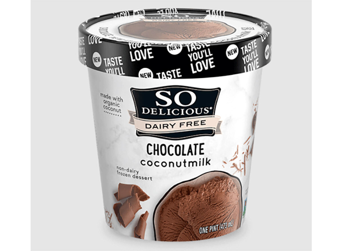 pint of so delicious chocolate coconutmilk frozen dessert