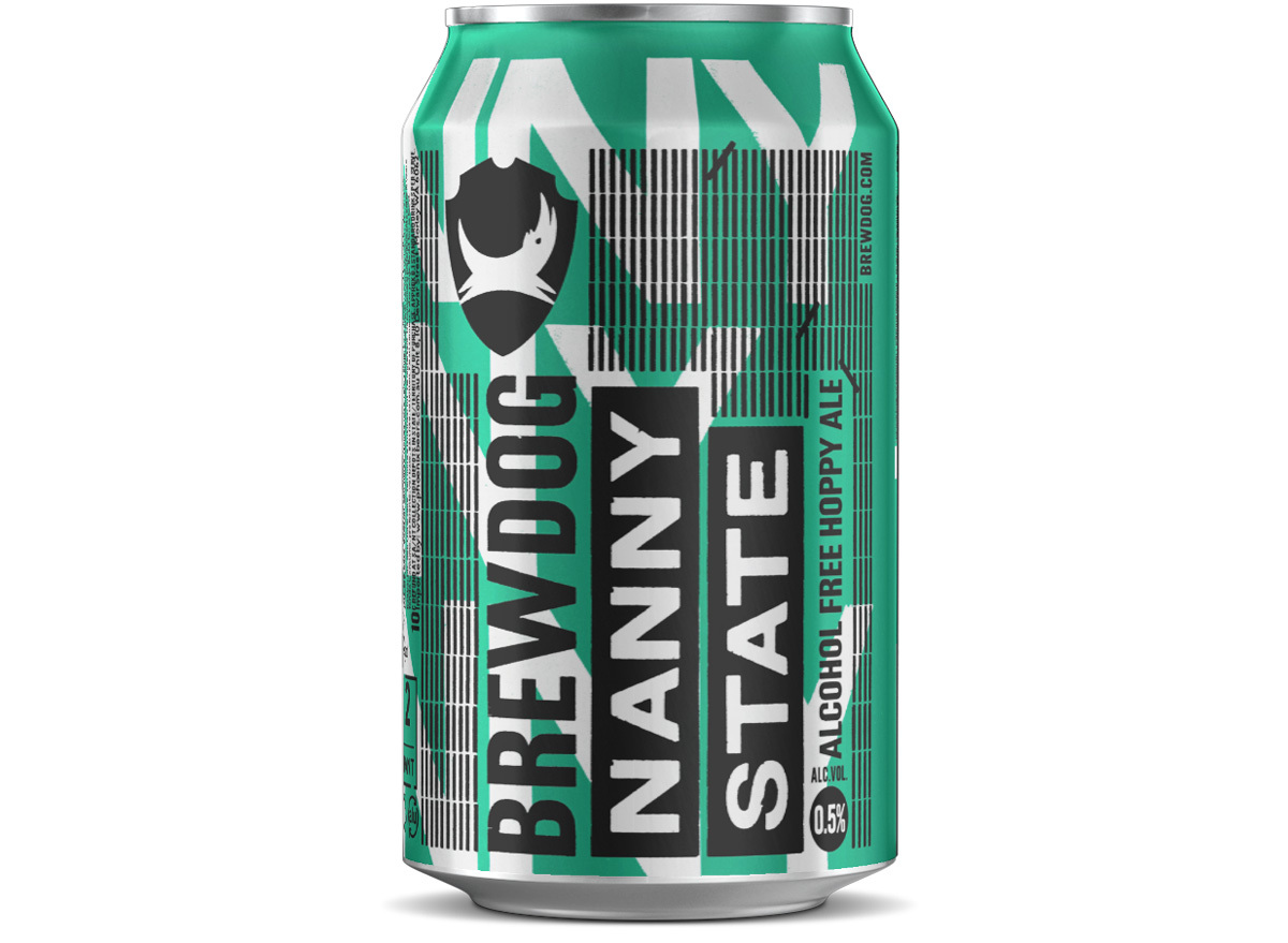 brewdog nanny state alcohol free hoppy ale