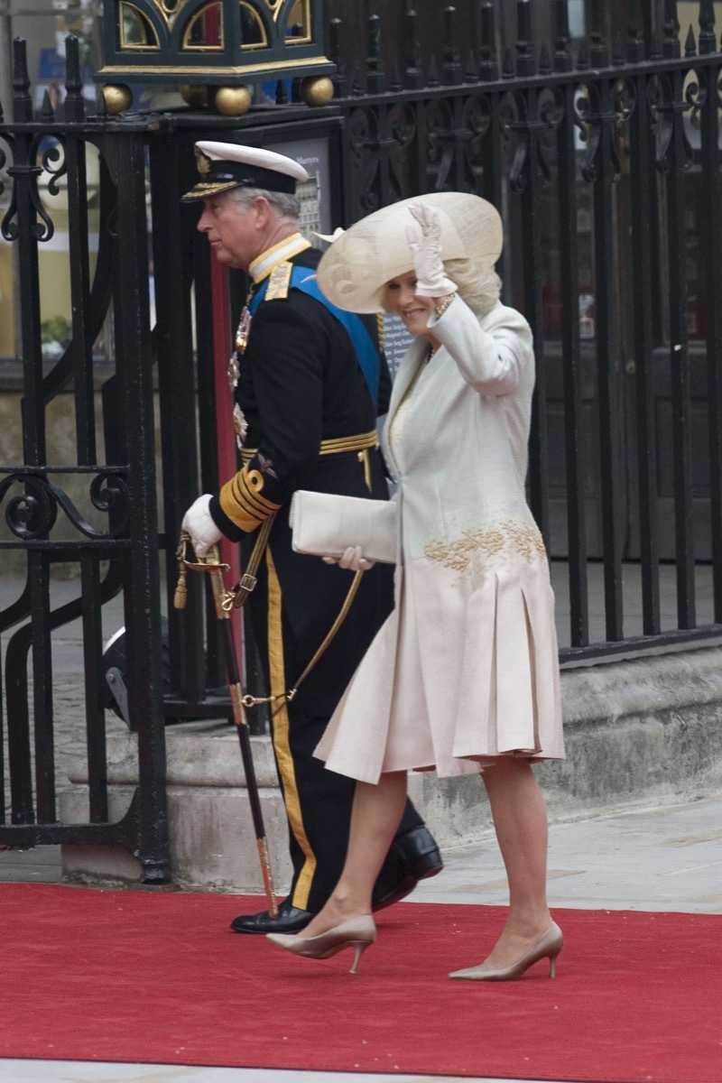 C3B83A The Wedding of Prince William and Catherine Middleton. 29th April 2011 Prince Charles and Camilla arrive at Westminster Abbey.