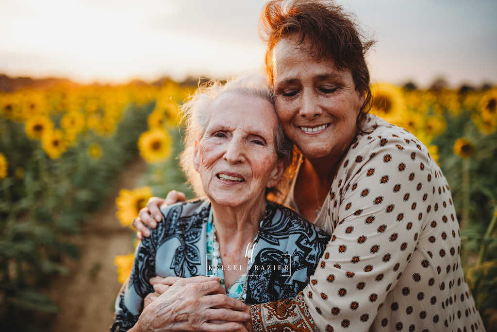 Family portraits, four generations of family