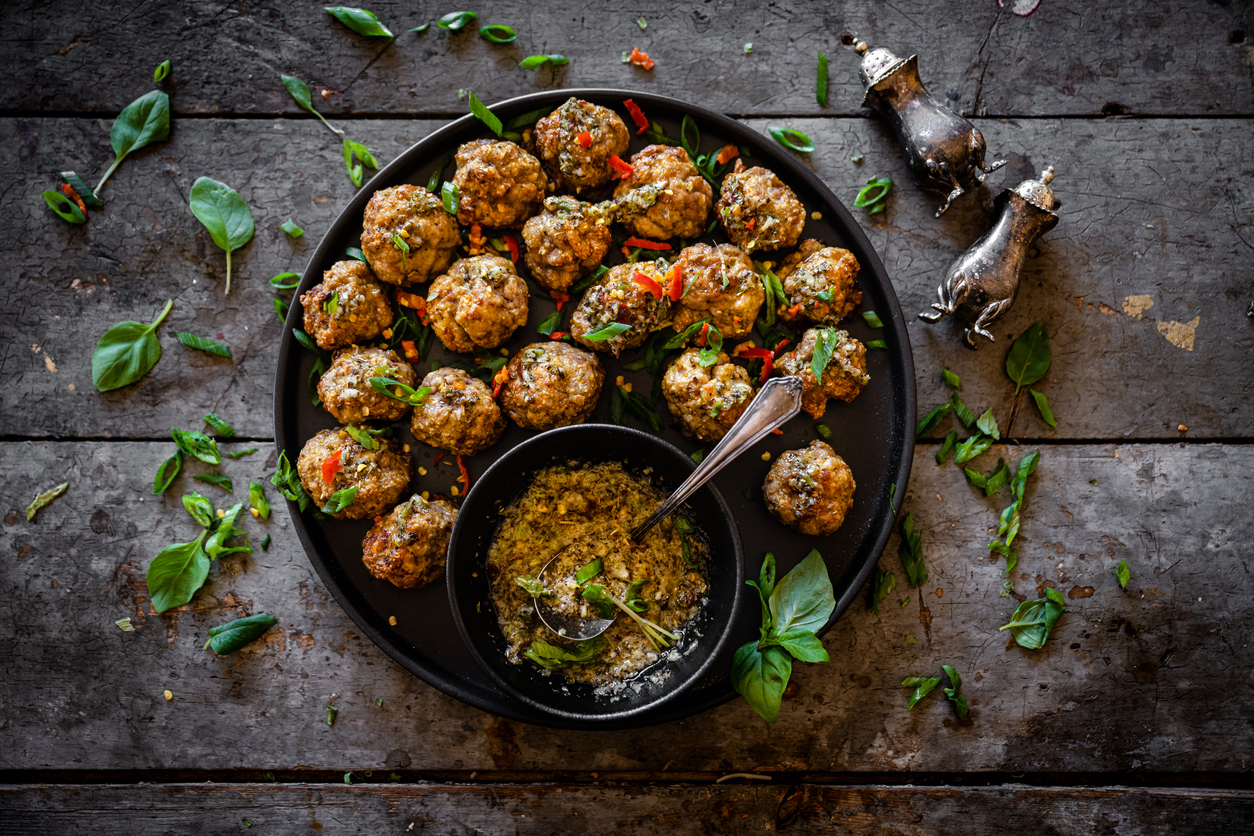 Chimichurri Meatballs