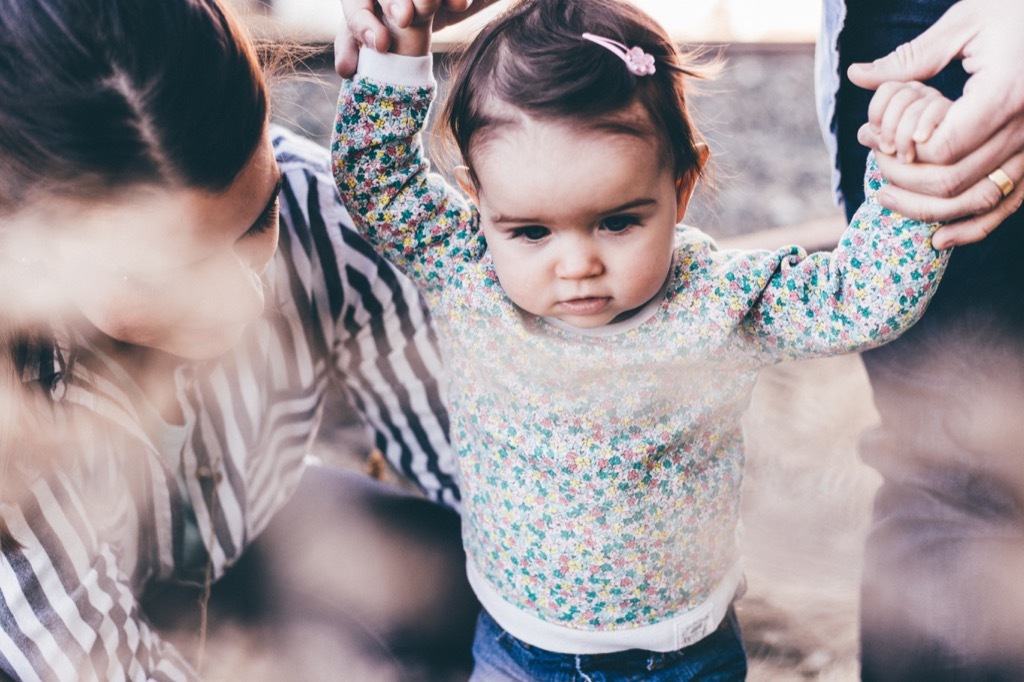 Baby walking