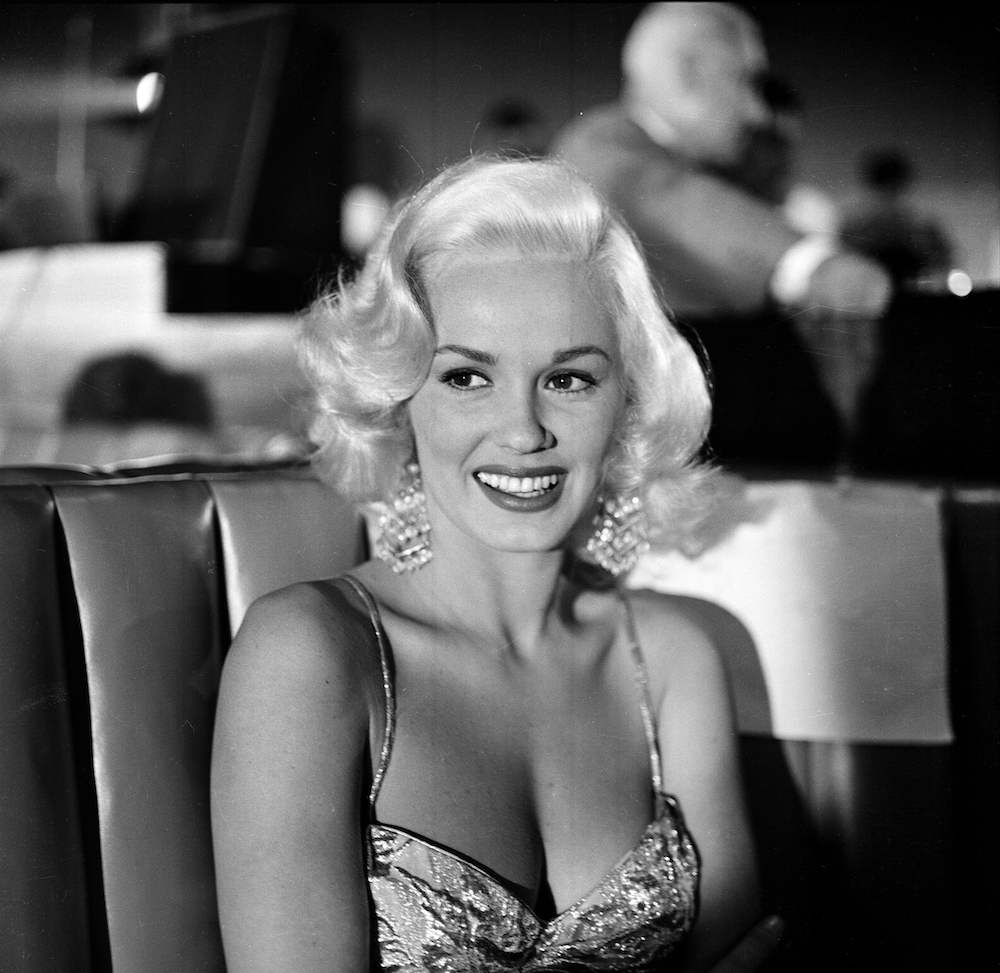 Mamie Van Doren at a taping in Los Angeles in 1955