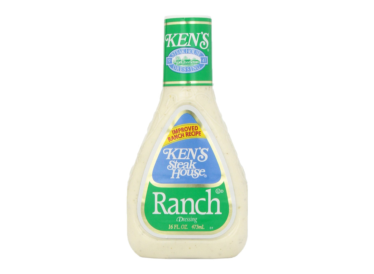 bottle of kens steakhouse ranch dressing