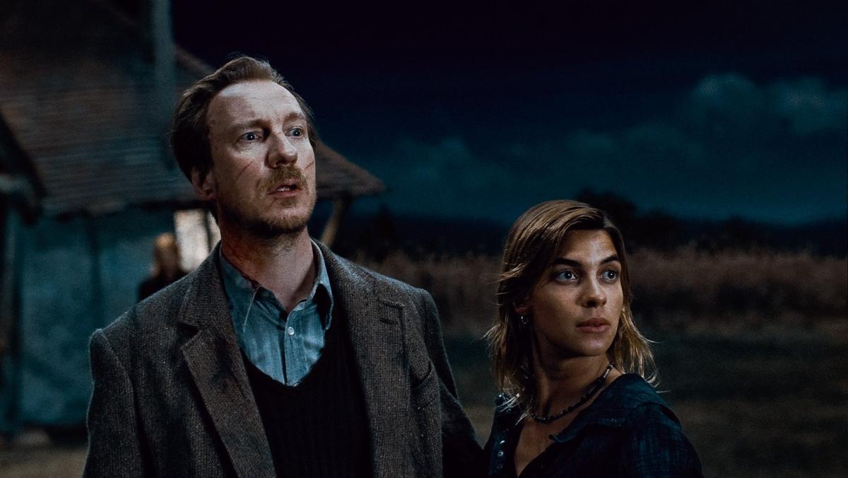 David Thewlis and Natalia Tena in Harry Potter