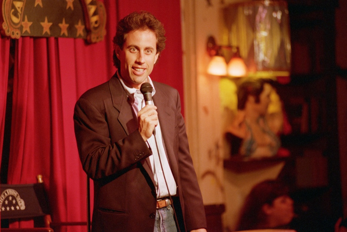 Jerry Seinfeld performing in 1993