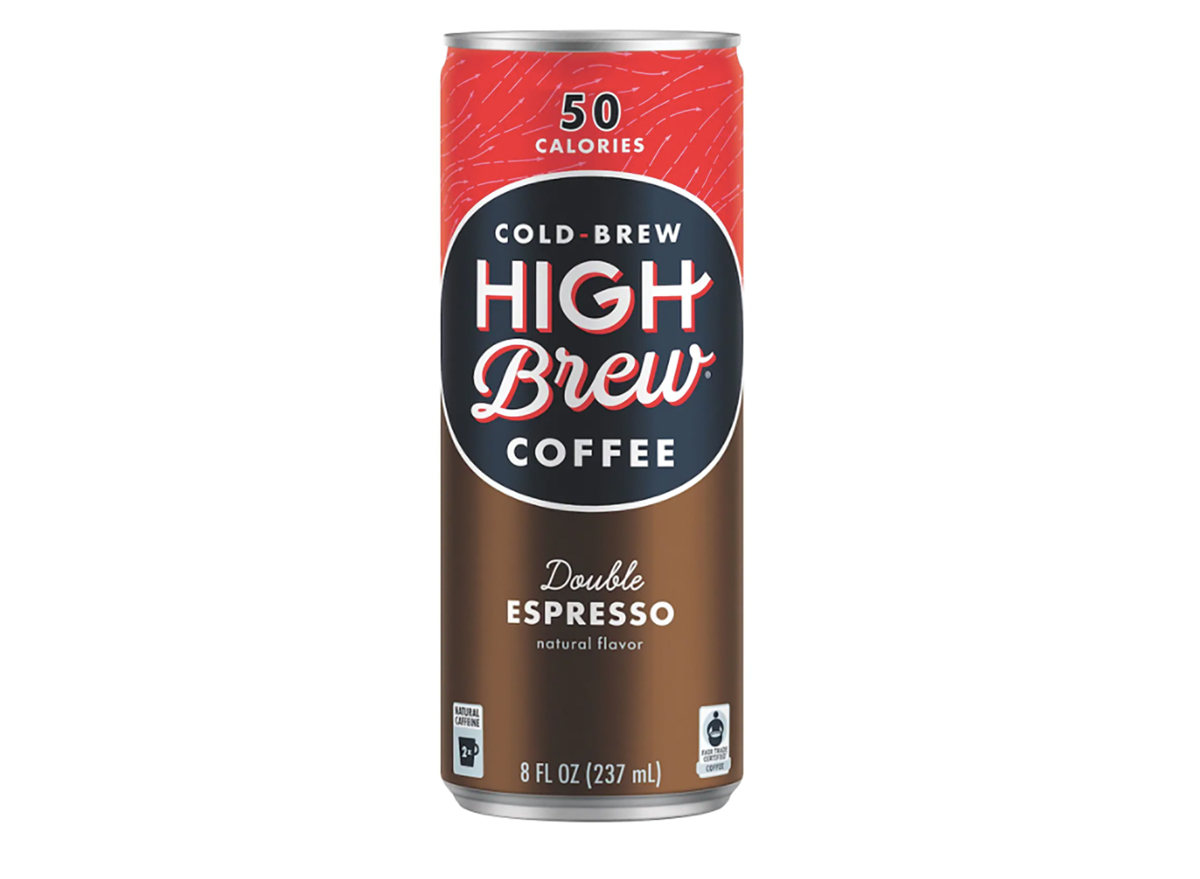 can of high brew double espresso cold coffee