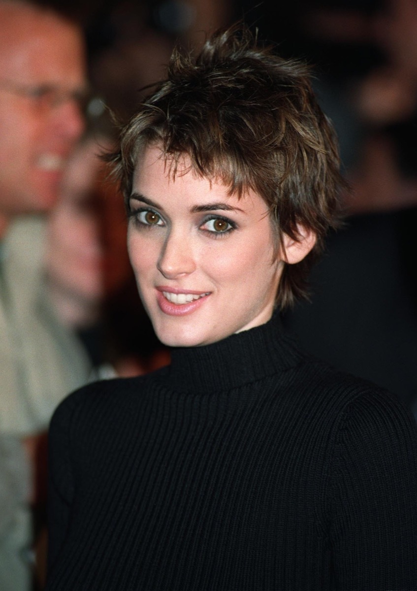 Winona Ryder most popular hairstyles