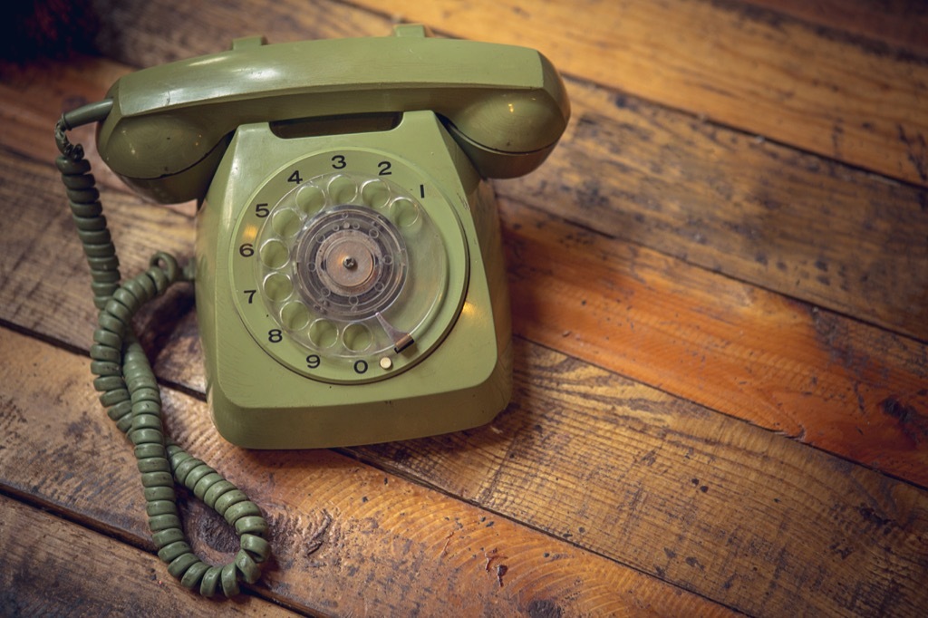 rotary phone obsolete home items