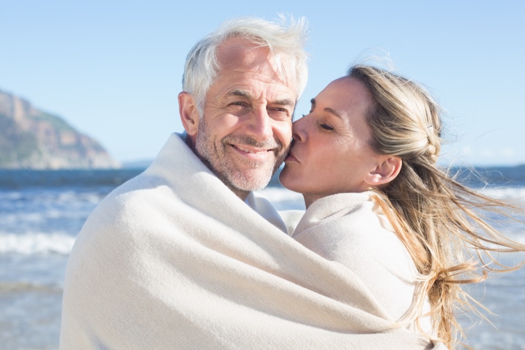 woman kissing man relationships with big age difference