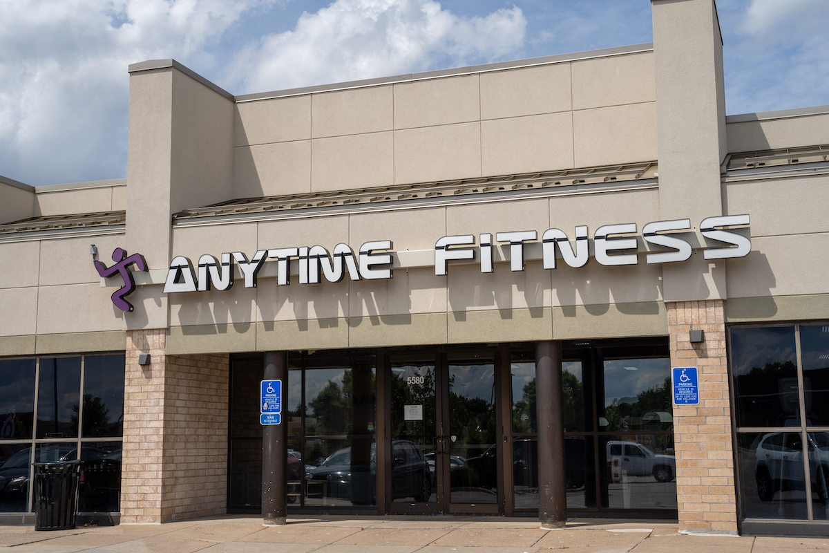 Anytime fitness location exterior