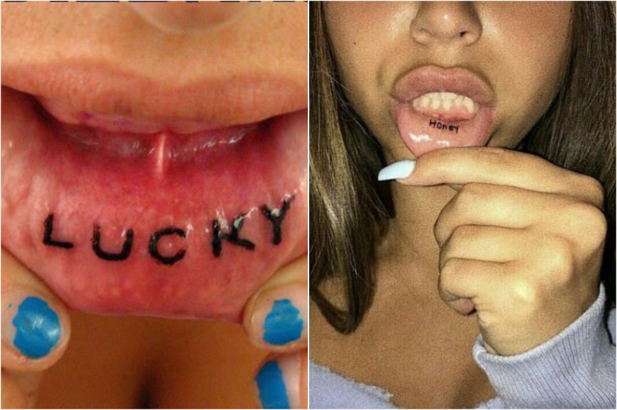  28 Cute Lip Tattoo Ideas For Girls #13 | Her Beauty