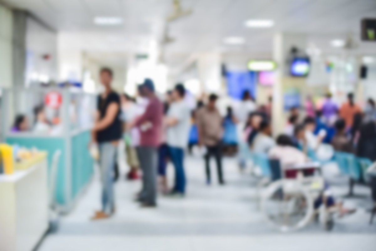 patients in the hospital waiting to see doctor and treatment