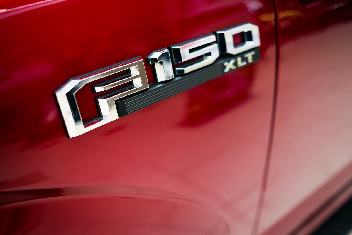 Red Ford F-150 logo