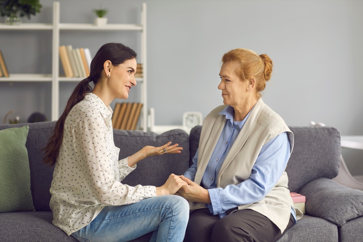 Two Women Having Honest Conversation