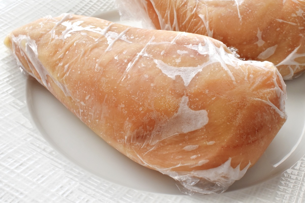 frozen chicken breast