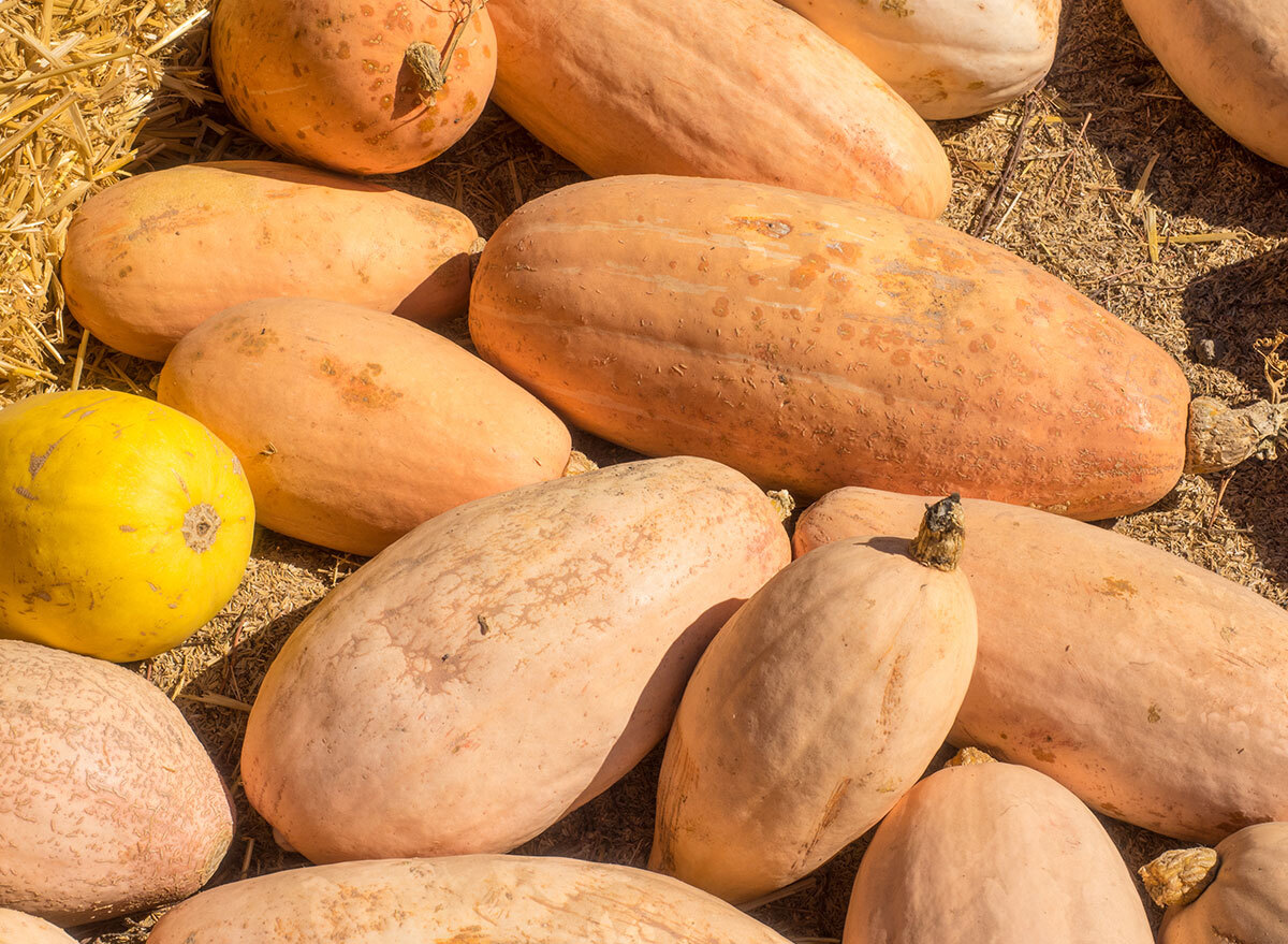 banana squash pile