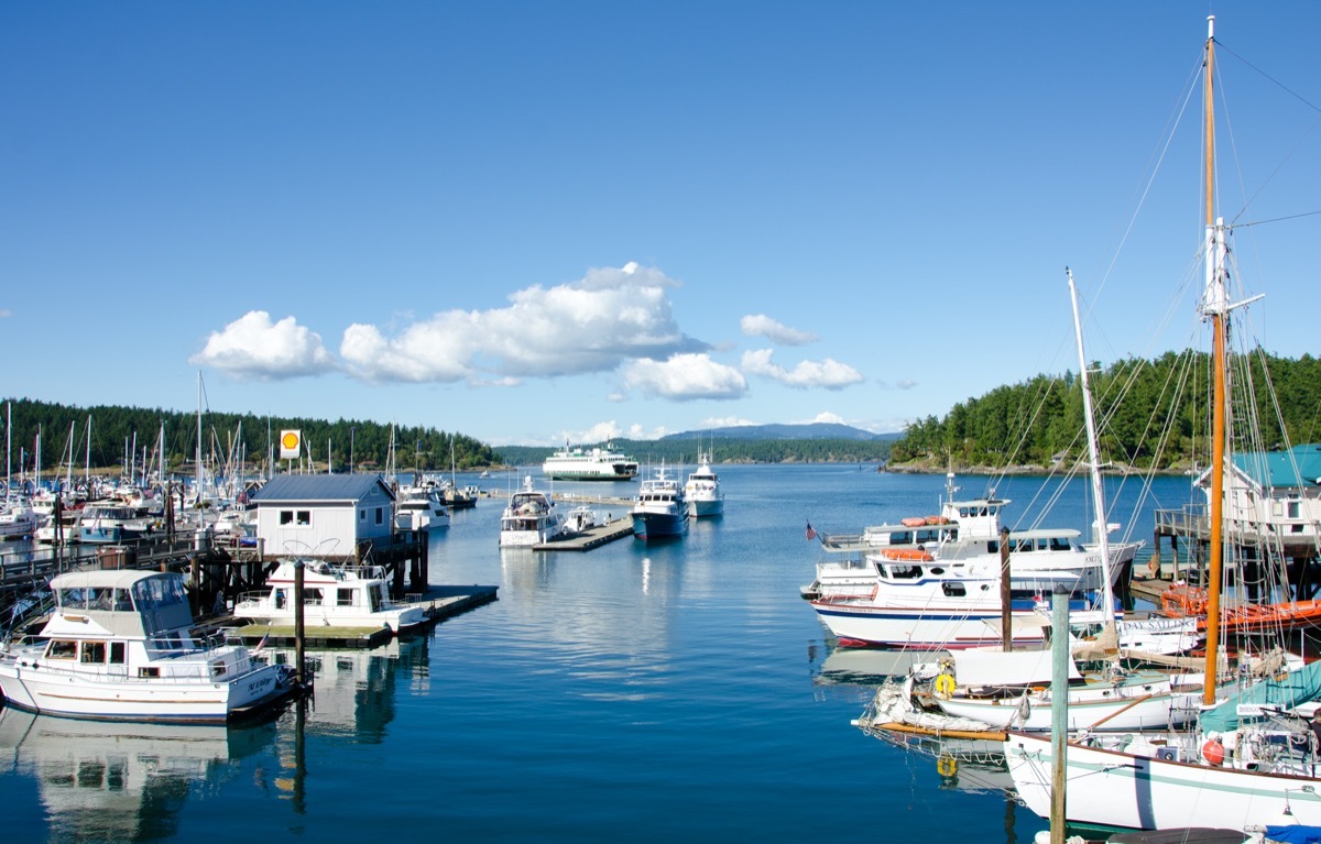 marina in san juan islands